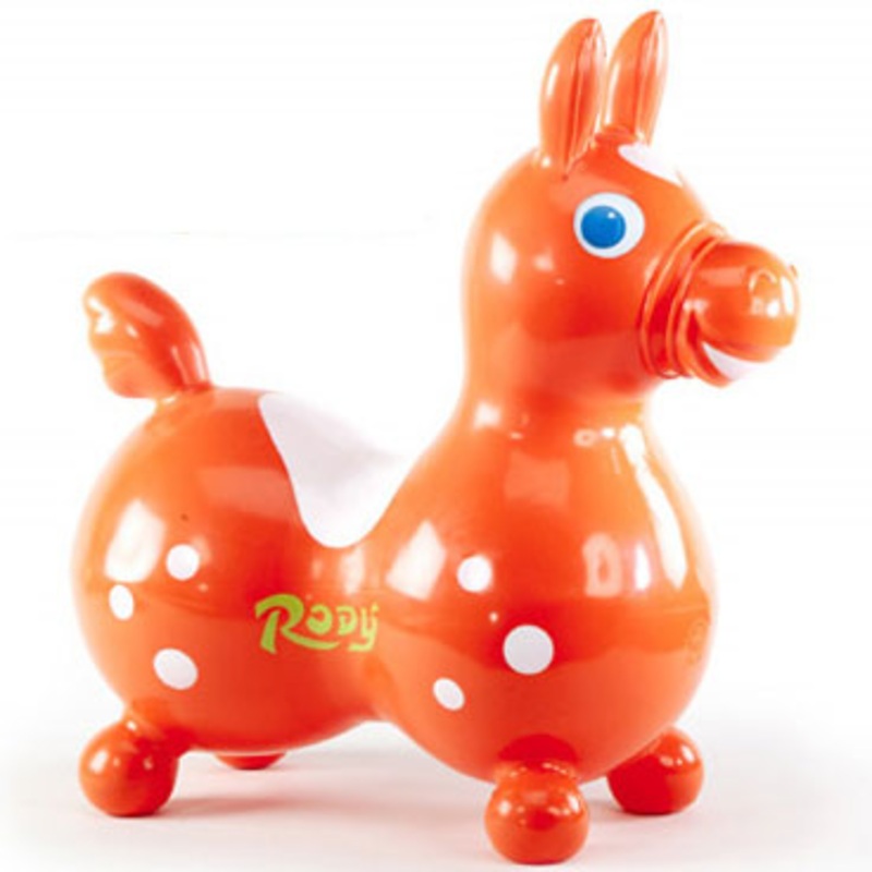 Gymnic Rody Inflatable Hopping Ride-On Horse – Orange