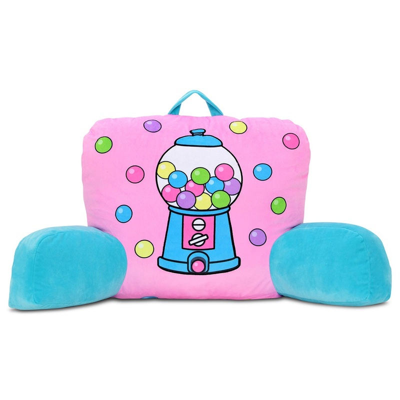 Iscream Bubble Gum Fun Lounge Pillow