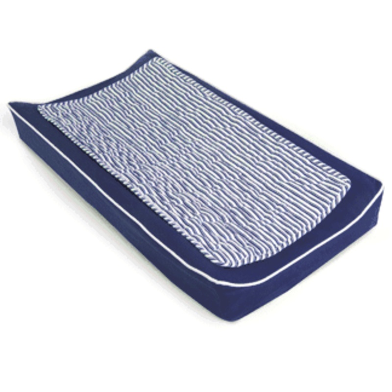 Oilo Changing Pad Cover & Topper in Cobalt Blue
