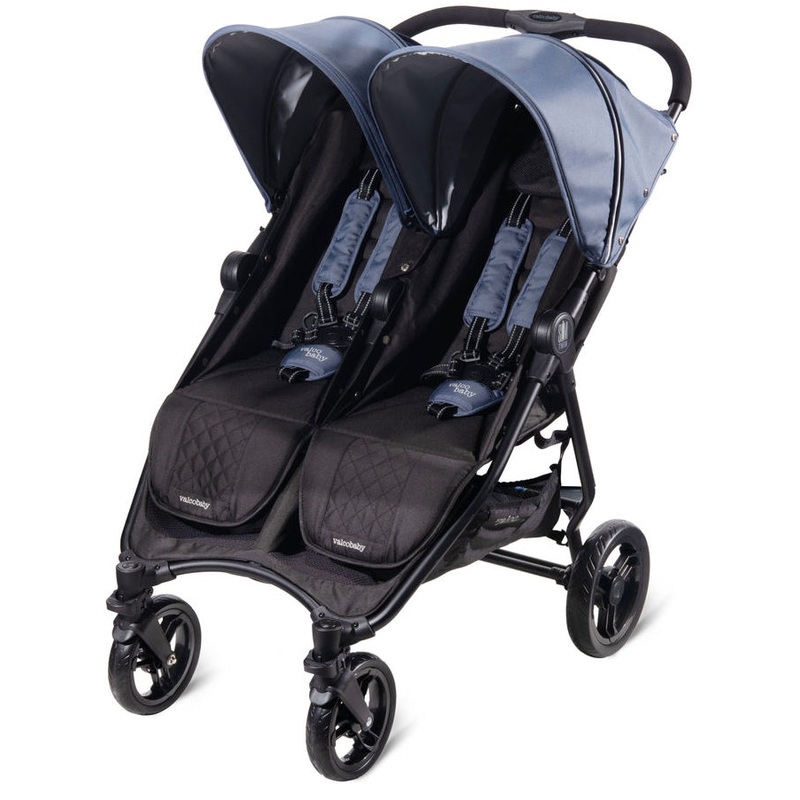 Valco OPEN BOX Slim Twin Side By Side Double Stroller – Glacier