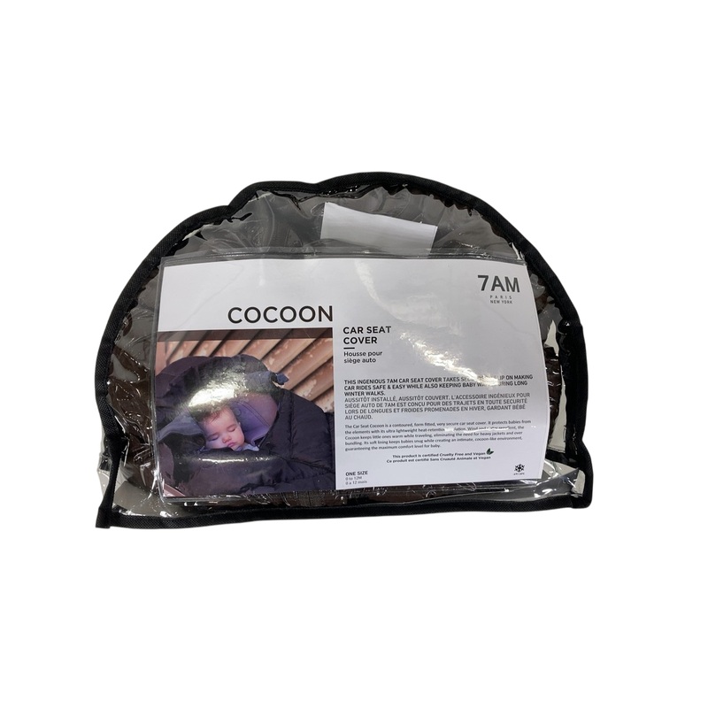 7 A.M. Enfant Car Seat Cocoon, Brown Polar