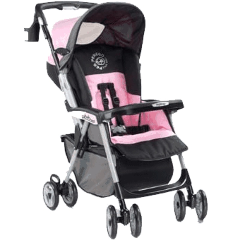 Peg Perego Aria OH Single Stroller 2007 Rose Fabric