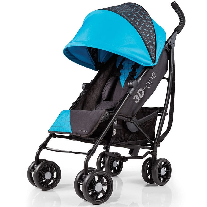 Summer Infant 3D One Umbrella Stroller – Geometric Blue