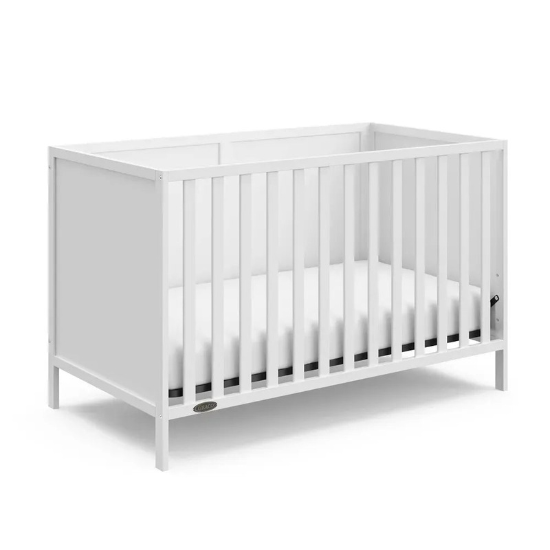 Theo 3-in-1 Convertible Crib – White