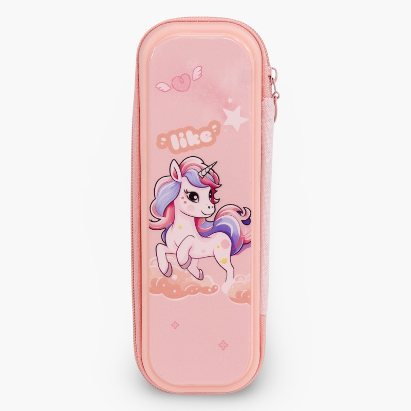 Unicorn Pencil Case – Salmon