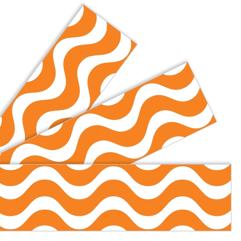 Wavy Orange Bolder Borders
