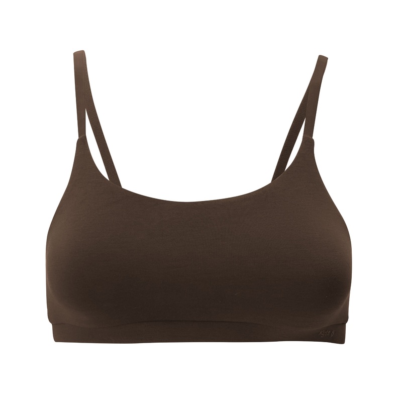 Women’s Scoop Neck Bralette in Toffee