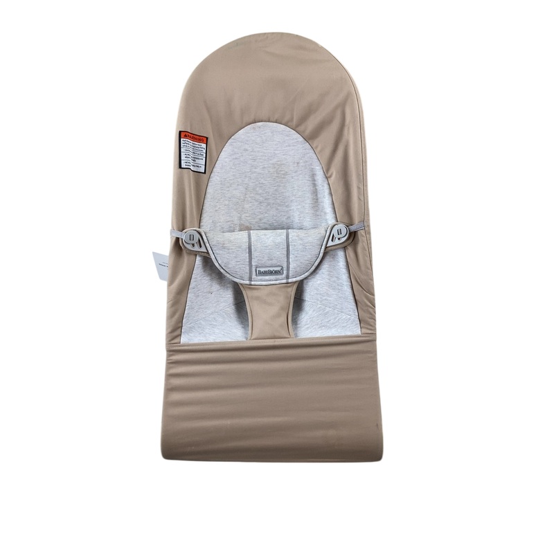 BabyBjorn Bouncer Balance, Beige/Gray, Light Gray Frame