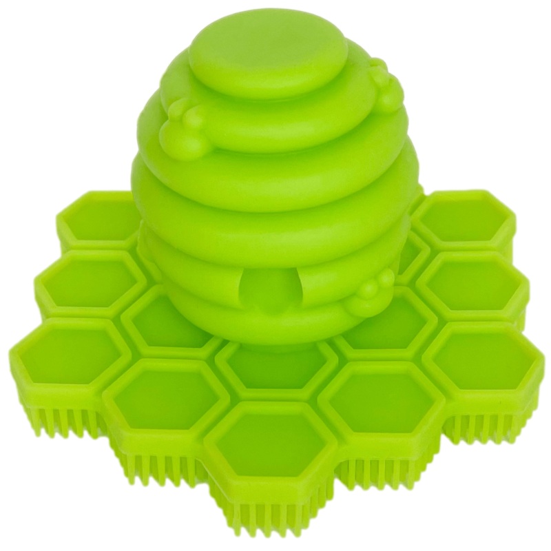 Big Bee Little Bee Original ScrubBEE Silicone Scrubber: Lime