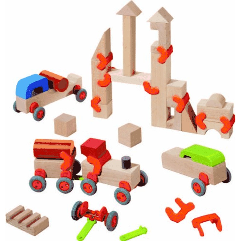HABA Discover Technics – Wooden Blocks