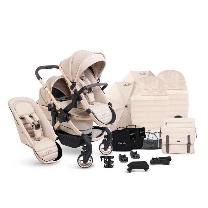 iCandy Peach 7 Double Complete Bundle in Biscotti