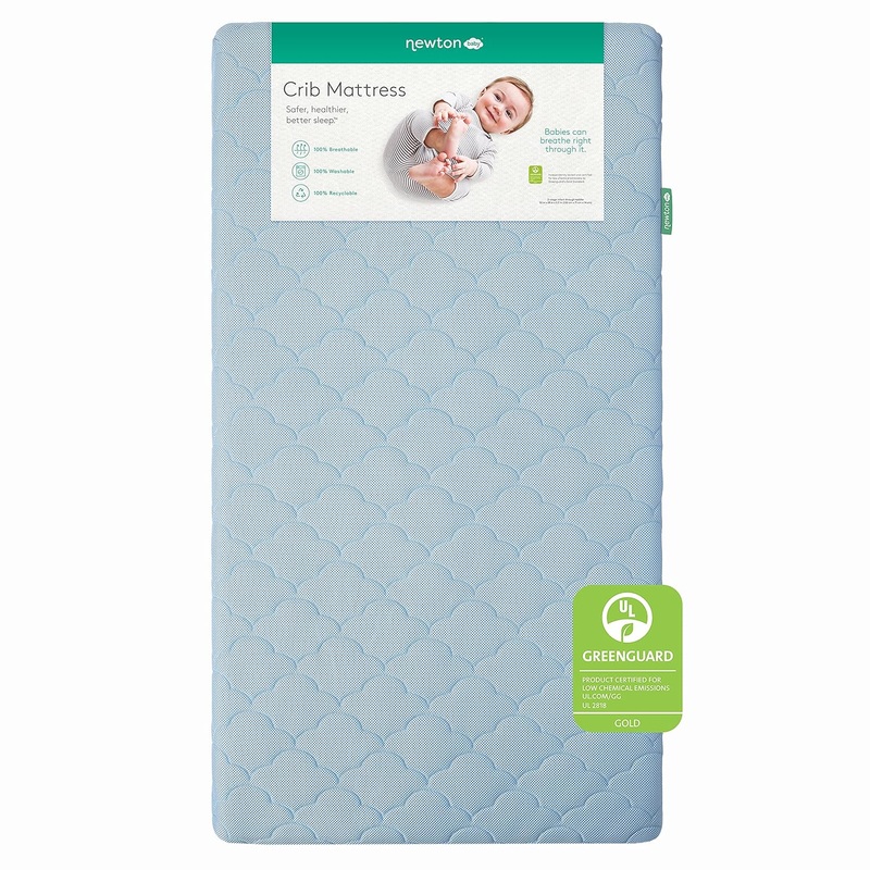 Newton Original Crib And Toddler Mattress, Blue