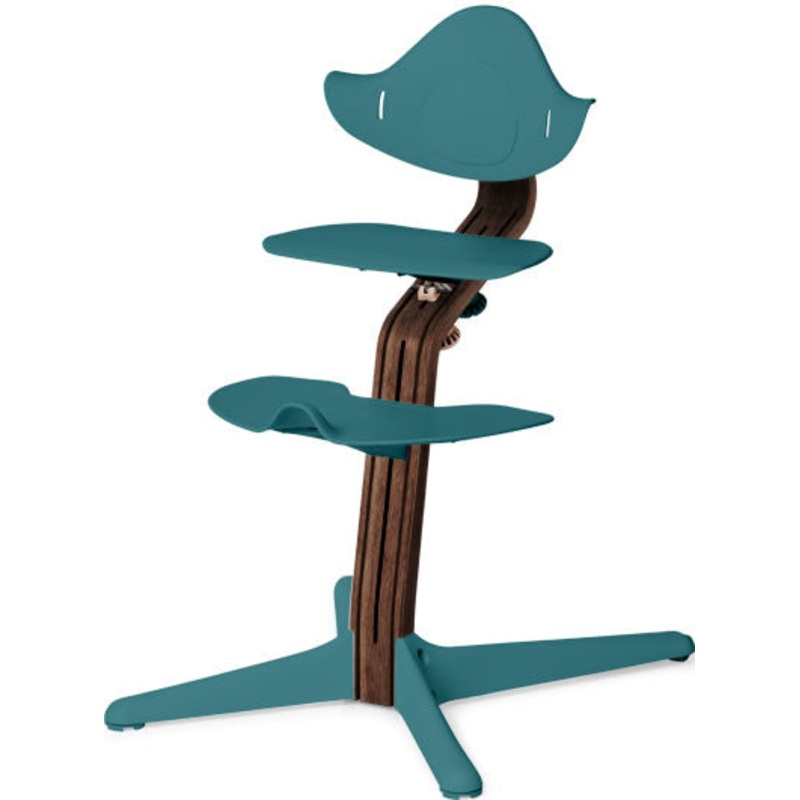 Nomi High Chair – Premium Walnut / Ocean