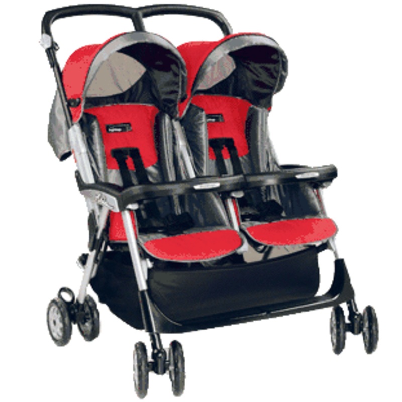 Peg Perego – 2005 Aria Twin MT Stroller in Metallica
