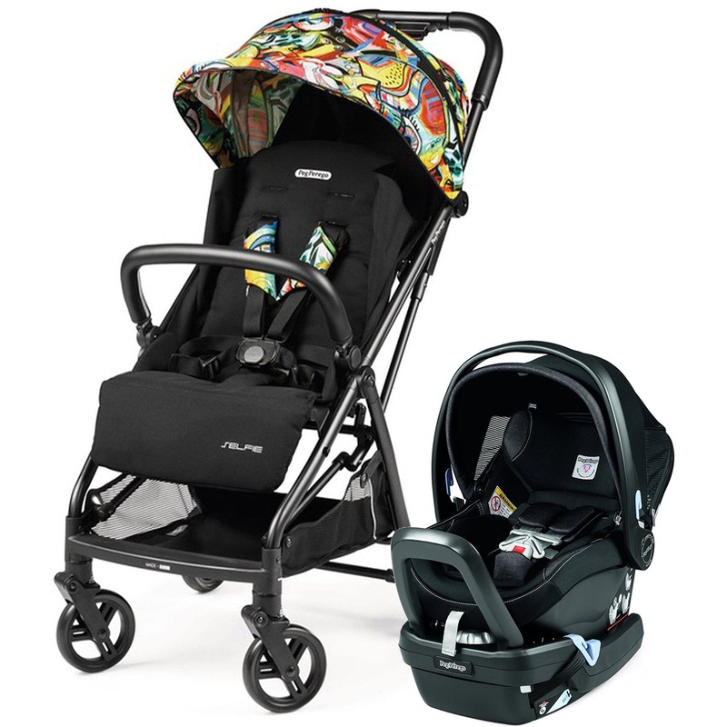 Peg Perego Selfie + Primo Viaggio 4-35 Nido Travel System – Street Art / Onyx