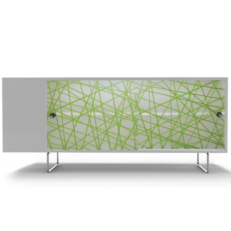 Spot On Square Alto Credenza – Green Strands