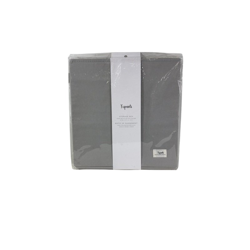 3 Sprouts Storage Box, Light Gray