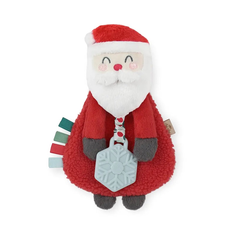 Holiday Itzy Lovey Plush and Teether Toy – Santa
