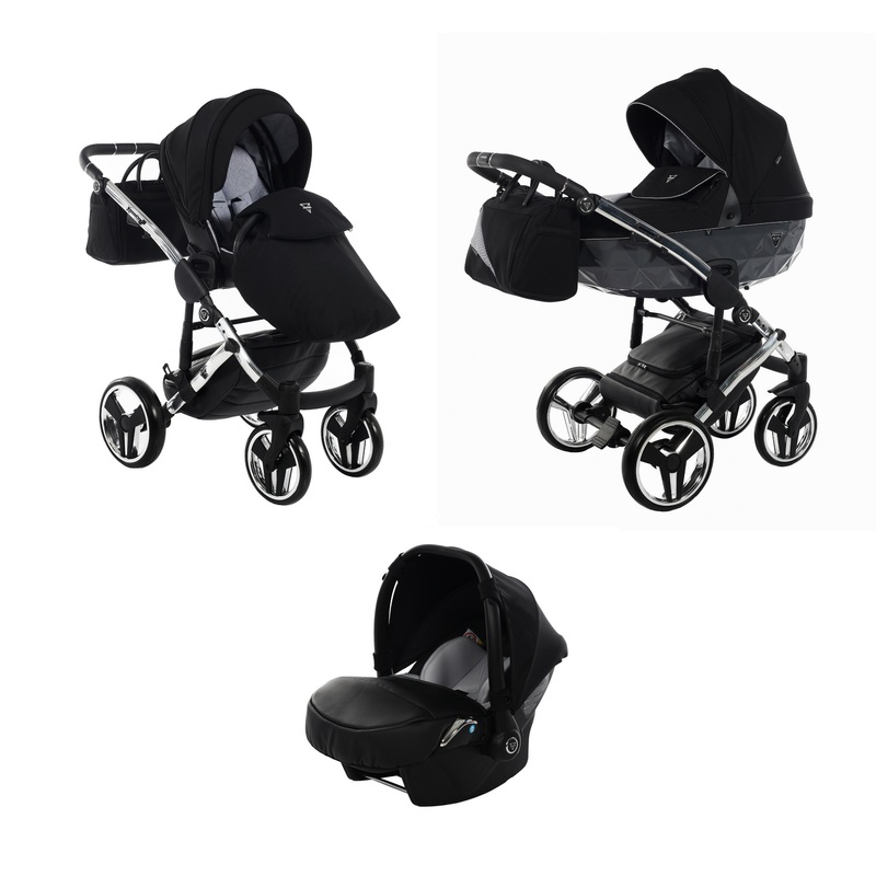 JUNAMA DIAMOND S LINE GREY – 3IN1 (INCLUDES CAR SEAT)