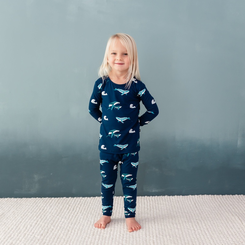 Long Sleeve Pajamas in Humpback