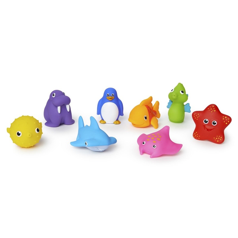 Munchkin Ocean Bath Squirts Bath Toy, 8pk