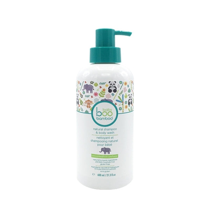 Natural Baby Shampoo & Body Wash Unscented 600ml