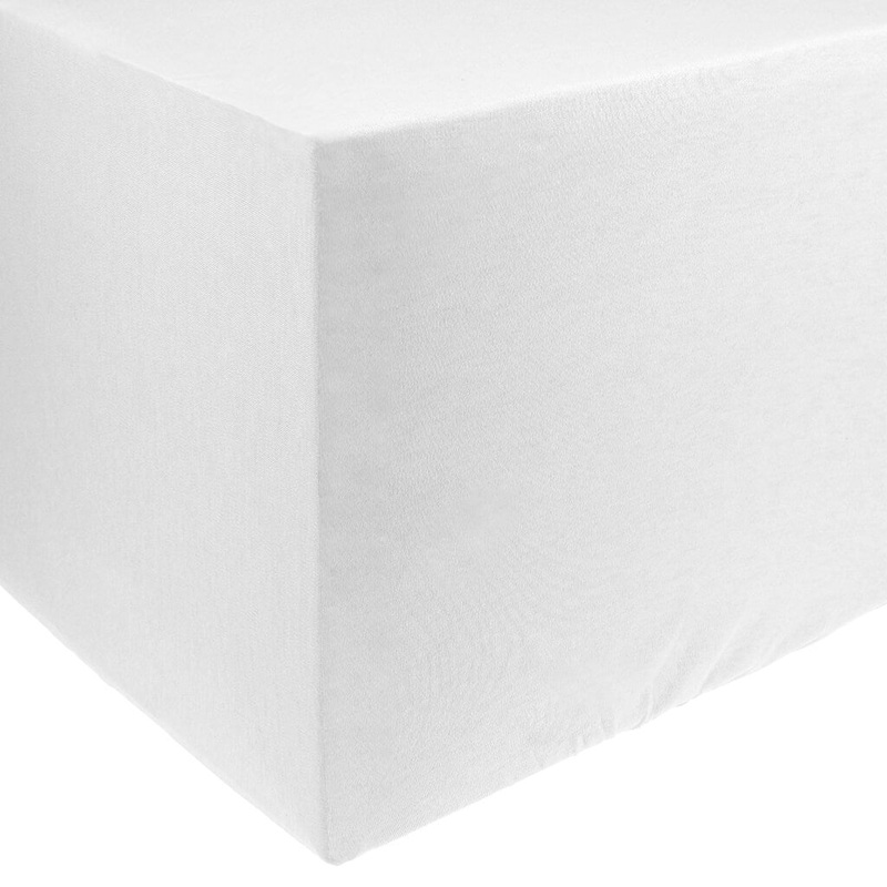 Pima Crib Fitted Sheet White
