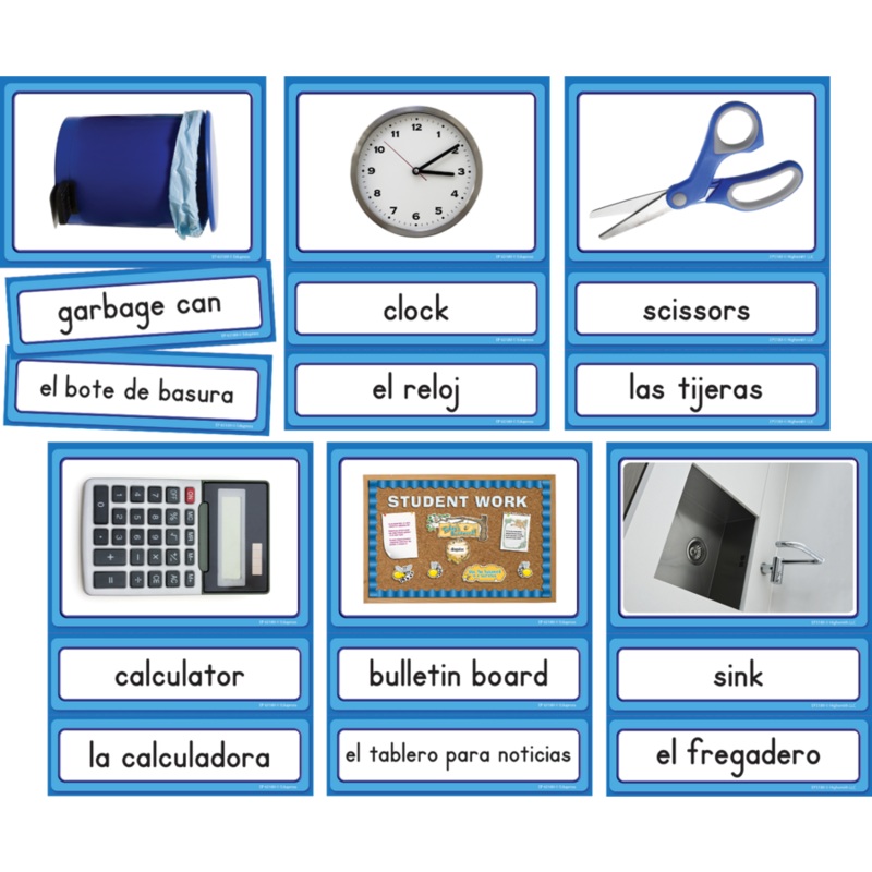 Spanish/English Classroom Labels Accents