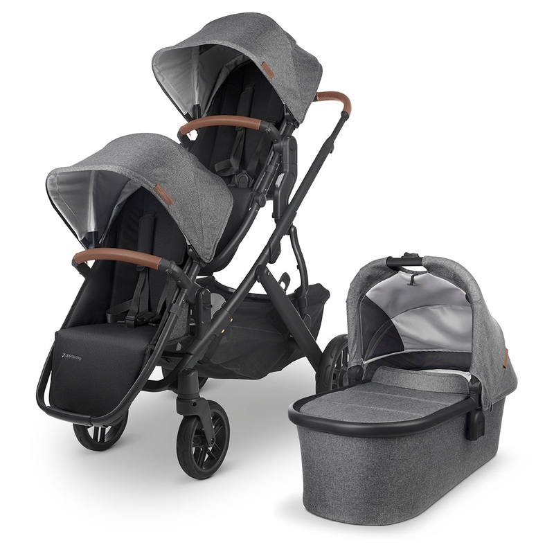 UPPAbaby VISTA V2 Double Stroller Bundle – Greyson