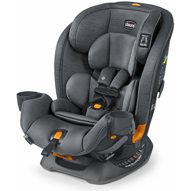 Chicco OPEN BOX OneFit ClearTex All-In-One Convertible Car Seat – Slate