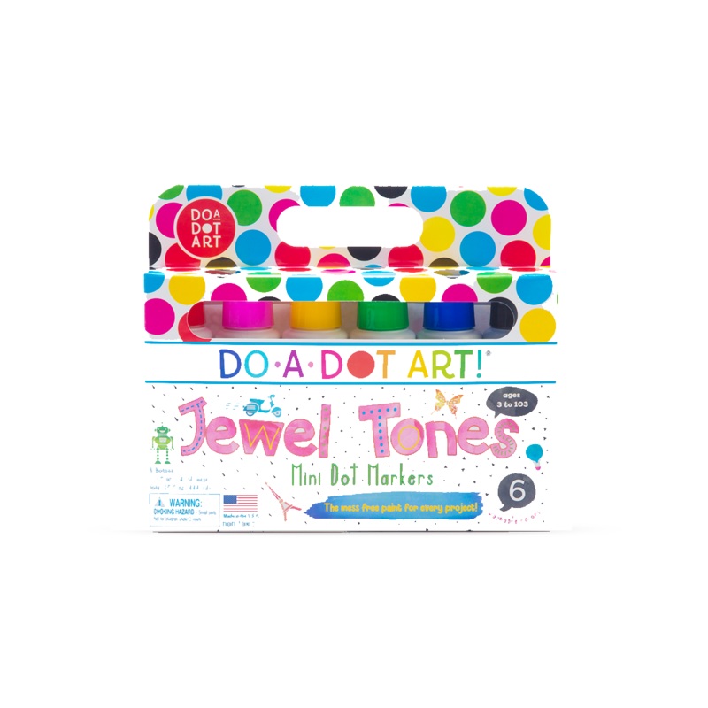 Do-A-Dot Art!: Mini Jewel Tone 6 Pack Dot Markers