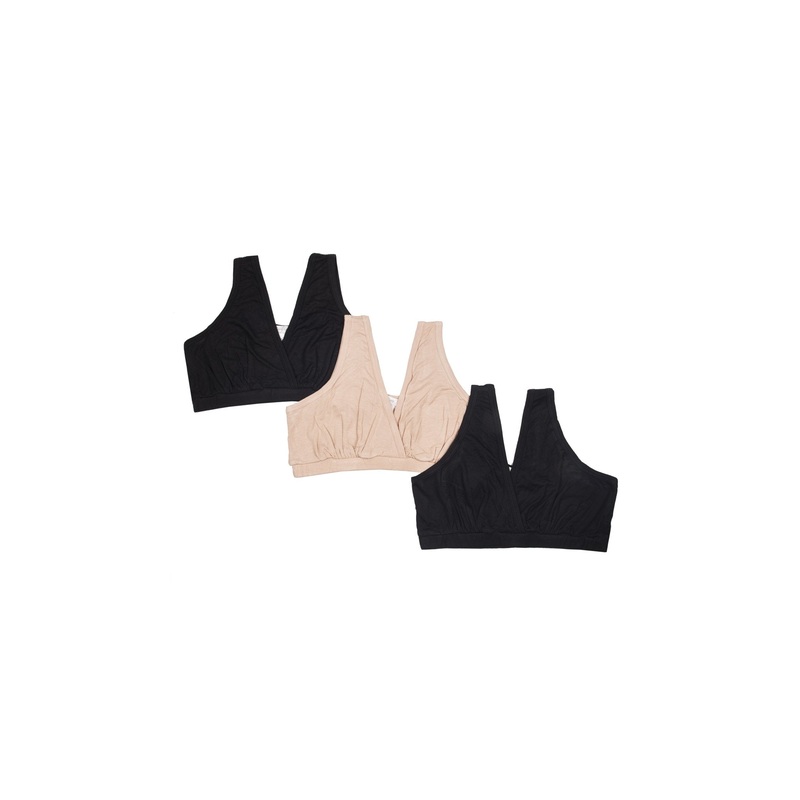 Everly Grey 3pk of Lounge Bras