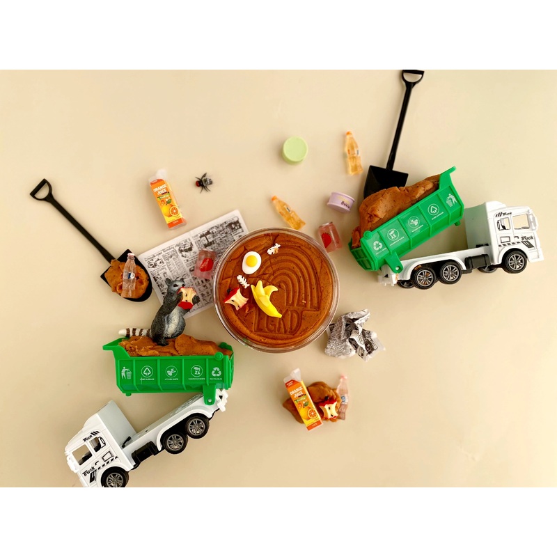Garbage Sensory Play Dough Kit