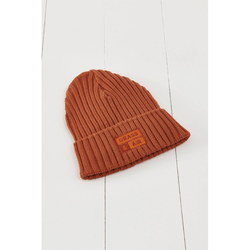 Grass & Air – Burnt Orange Beanie