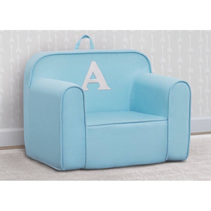 Personalized Monogram Light Blue Cozee Chair