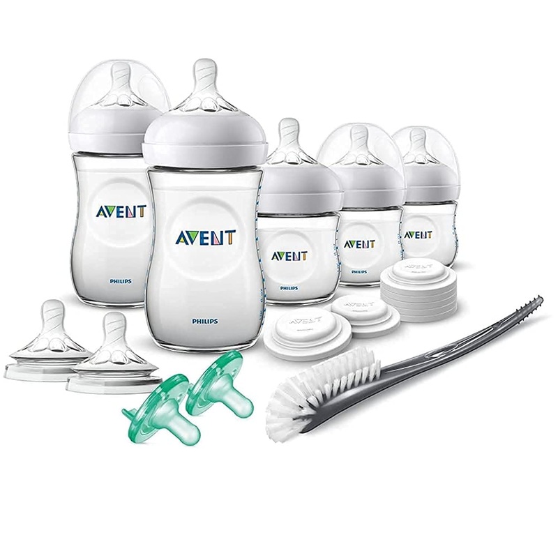 Philips Avent Natural Baby Bottle Newborn Starter Gift Set, Clear