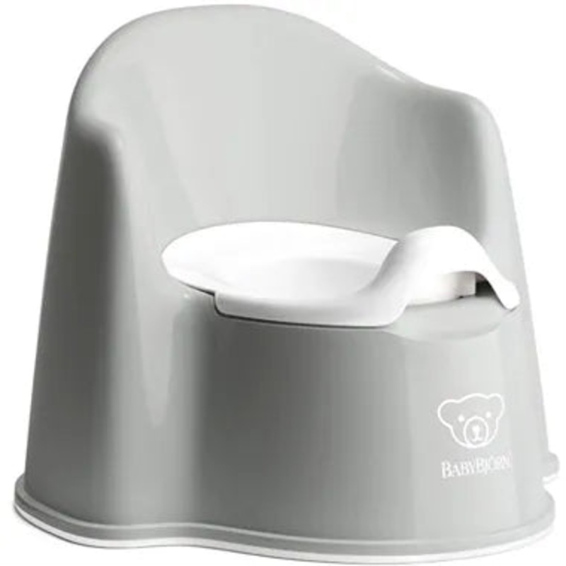 Potty Chair – Gray/White (Floor Model)