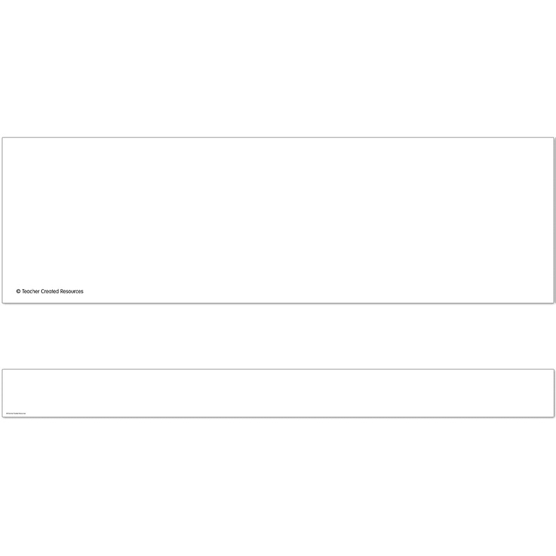 White Straight Border Trim