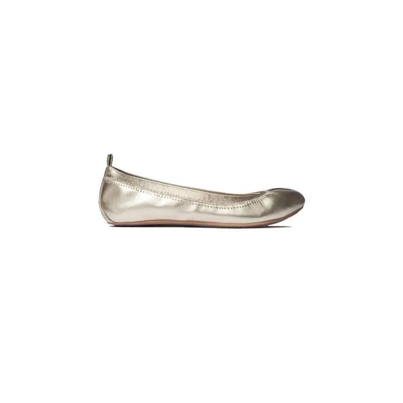 Yosi Samra Miss Samara Gold Metallic Ballet Flat