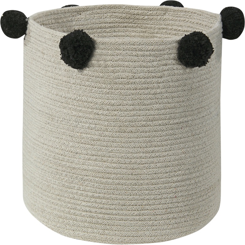 Lorena Canals Bubbly Basket – Natural/Black