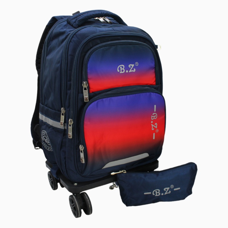 Navy School Set – 20 Inches (Trolley Bag + Pencil Case)
