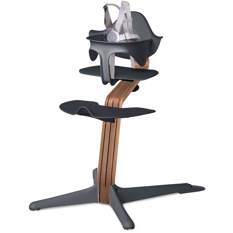 Nomi Highchair – Anthracite  /  Walnut
