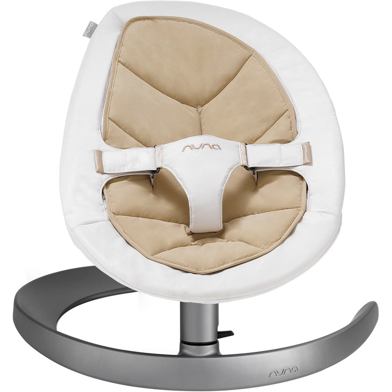 Nuna Leaf Curv Bouncer (Organic Cotton Insert) – Bisque