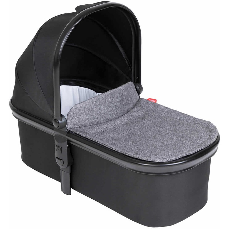 Phil & Teds Snug Carrycot – Black/Charcoal