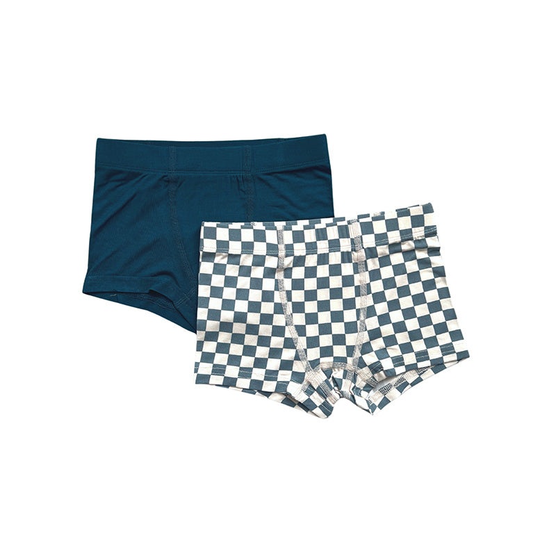 Boxer Set – Checkered in Storm
