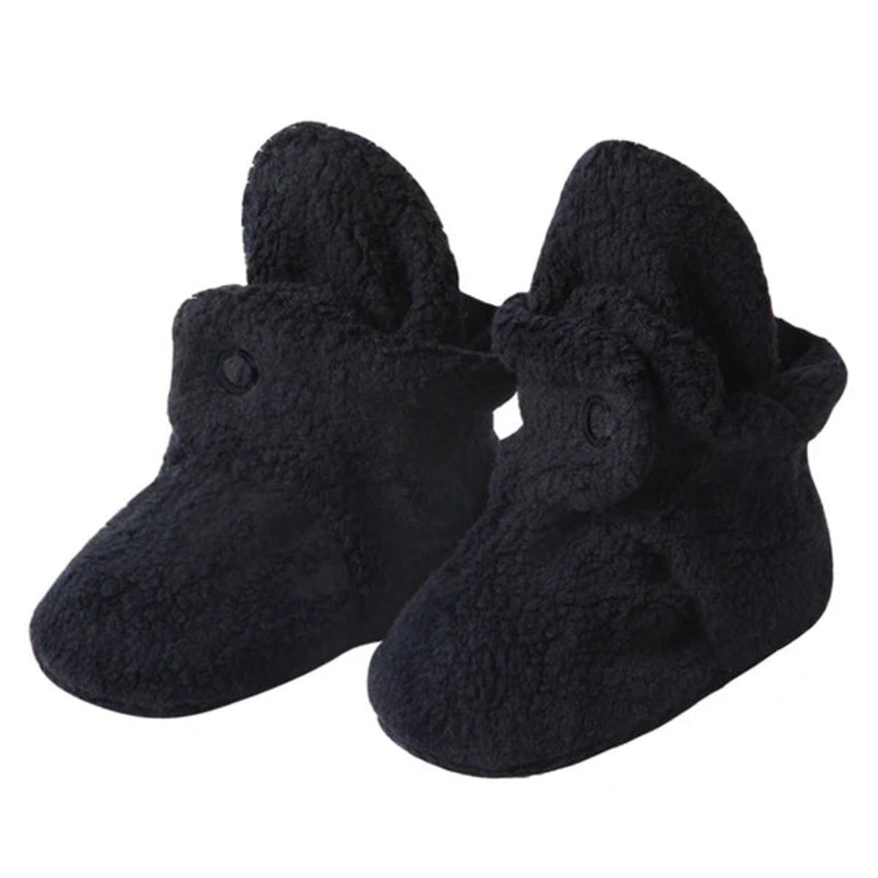 Cozie Fleece Baby Bootie – Black