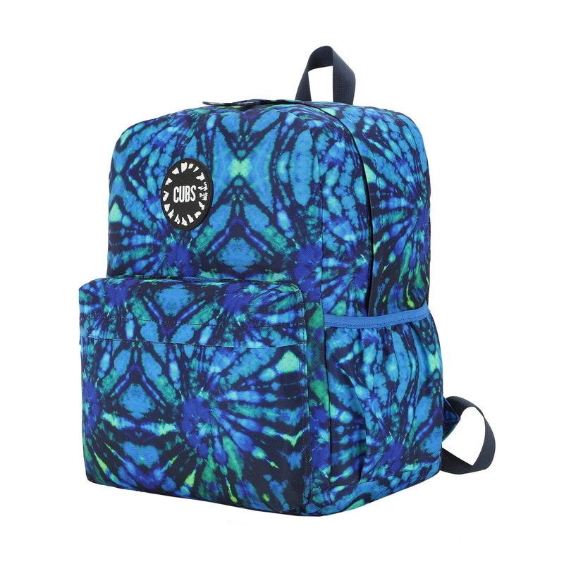 Cubs Deep Blue Tie Dye Junior Student Backpack