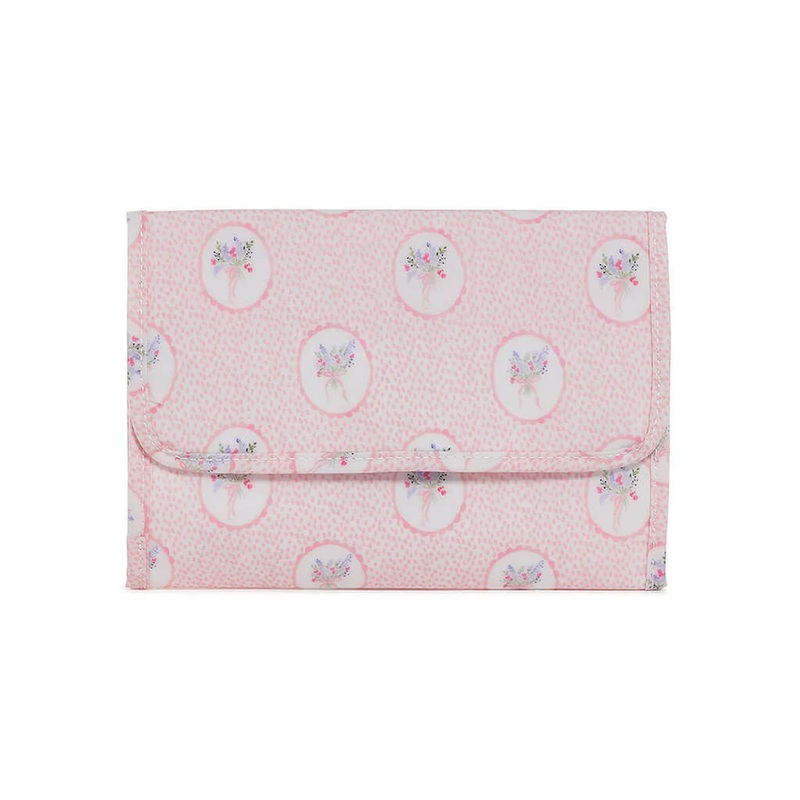 Mini Rollup Hanging Bag – Floral Medallion