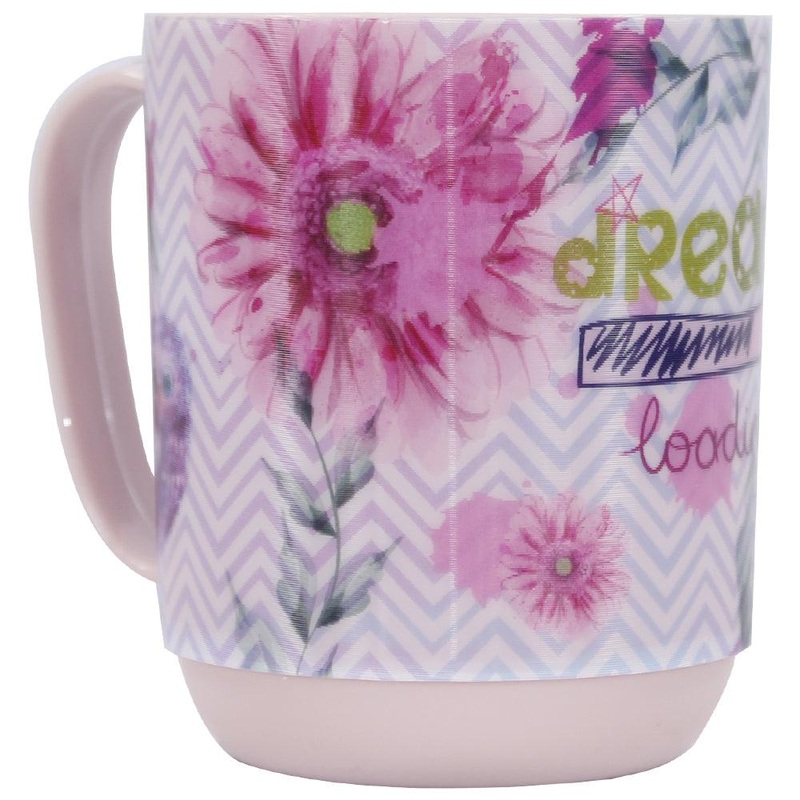 Titiz 3D Funny Glass 350 ML (Pink Owl)