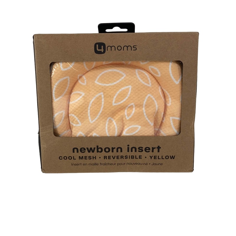 4moms Reversible Newborn Insert, Yellow Cool Mesh